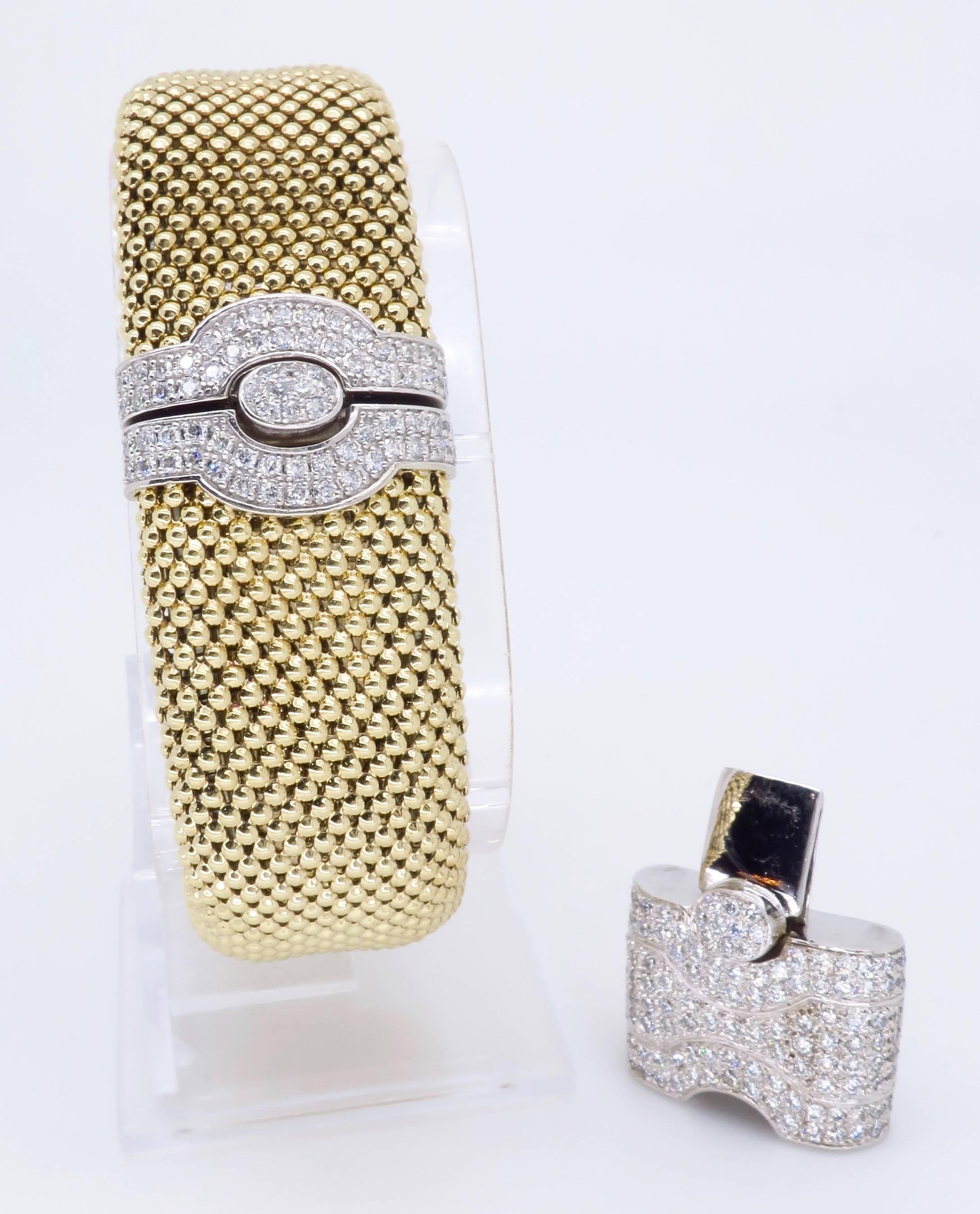 Diamond Mesh Bracelet with Extender 2