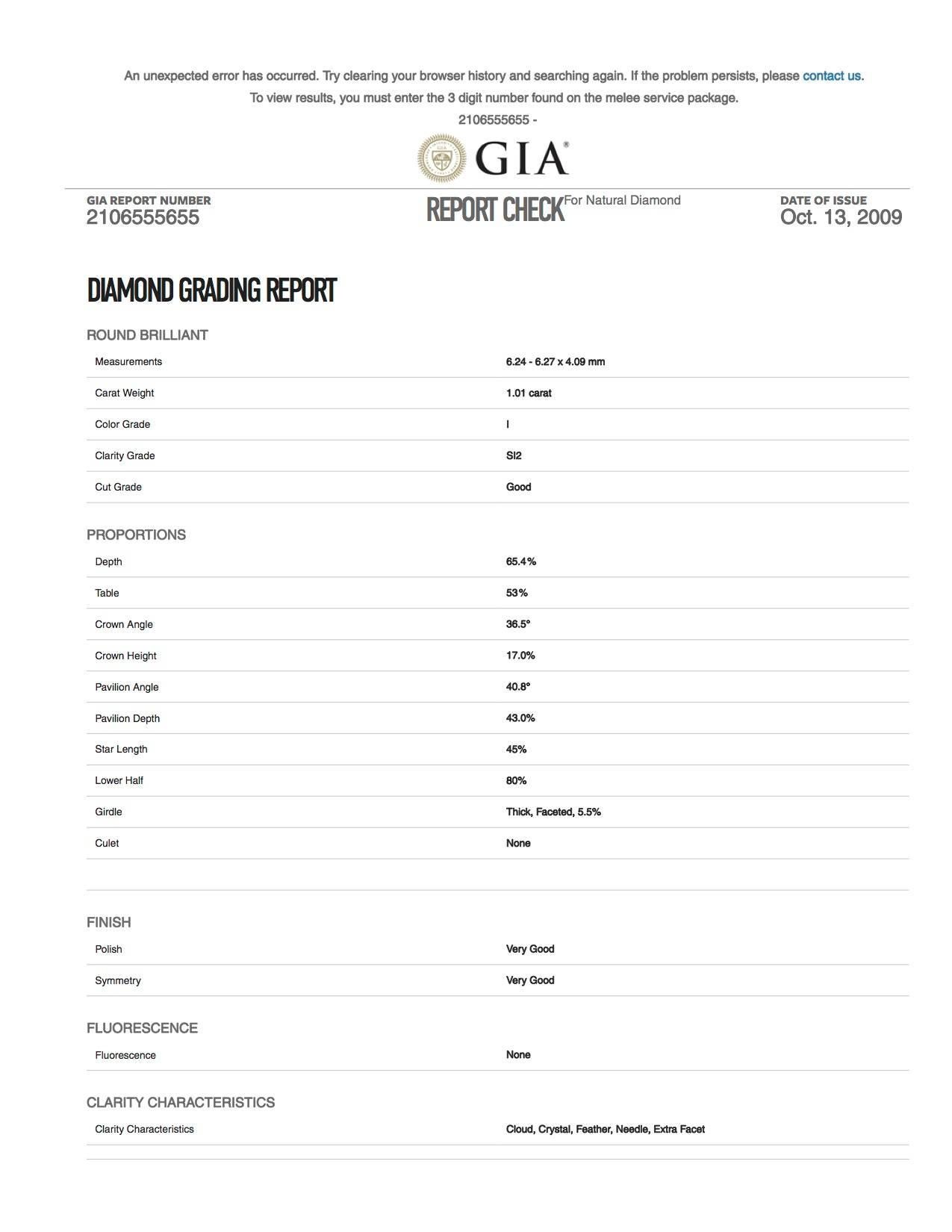 Round Cut GIA Certified 2.01ct Diamond Stud Earrings 