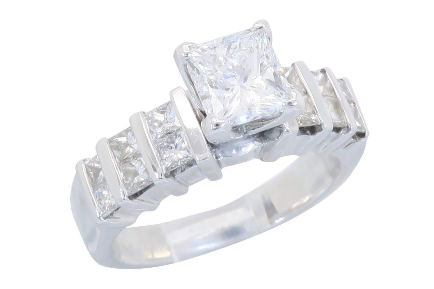 1.34 Carat Diamond Engagement Ring  2