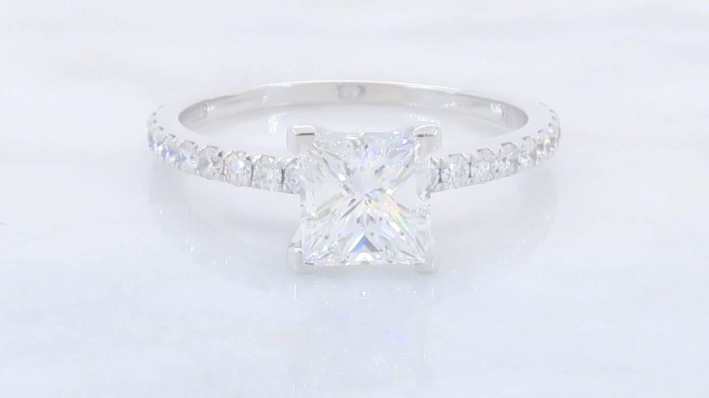  GIA 1.36 Carat Diamond Engagement Ring  2