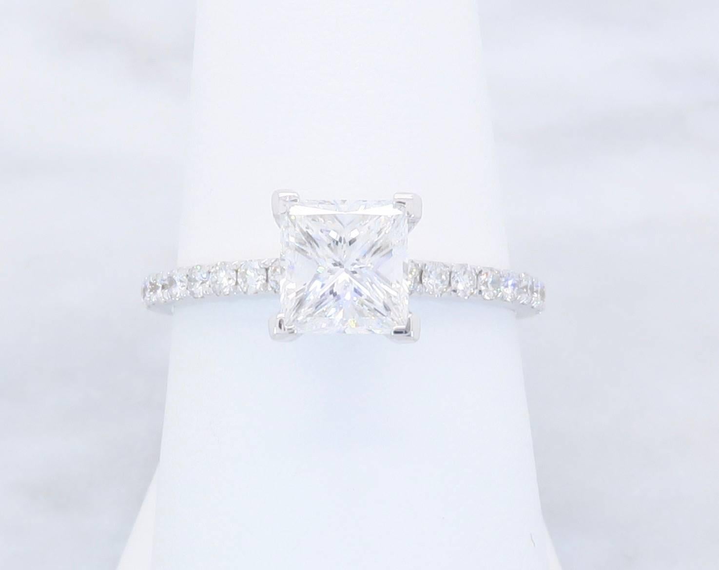  GIA 1.36 Carat Diamond Engagement Ring  3