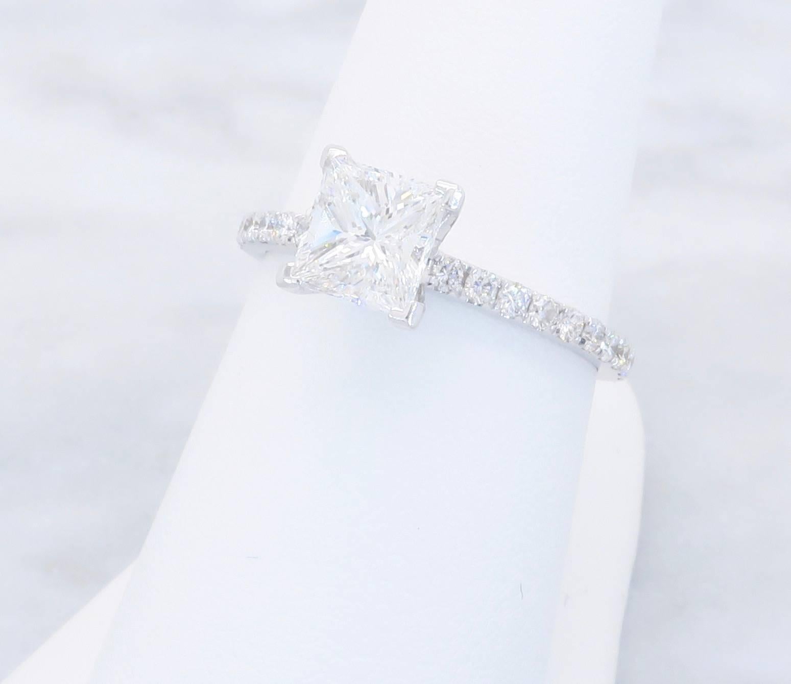  GIA 1.36 Carat Diamond Engagement Ring  5