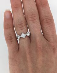 1.25 Carat Diamond Three-Stone Ring