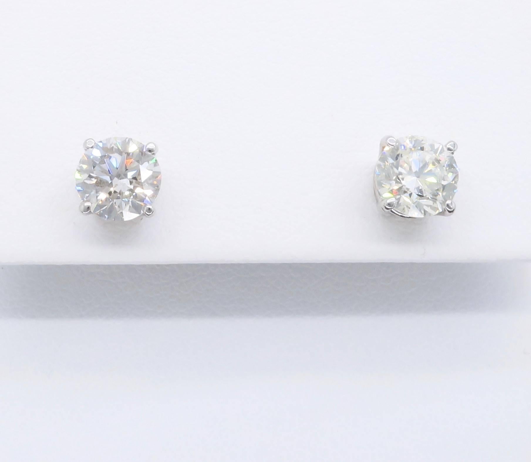 1.80 Carat Diamond Stud Earrings 2