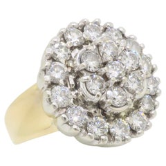 Stunning Diamond Cluster Ring Crafted with 2.10CTW of Diamonds