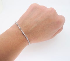 2CTW Diamond Bracelet in White Gold