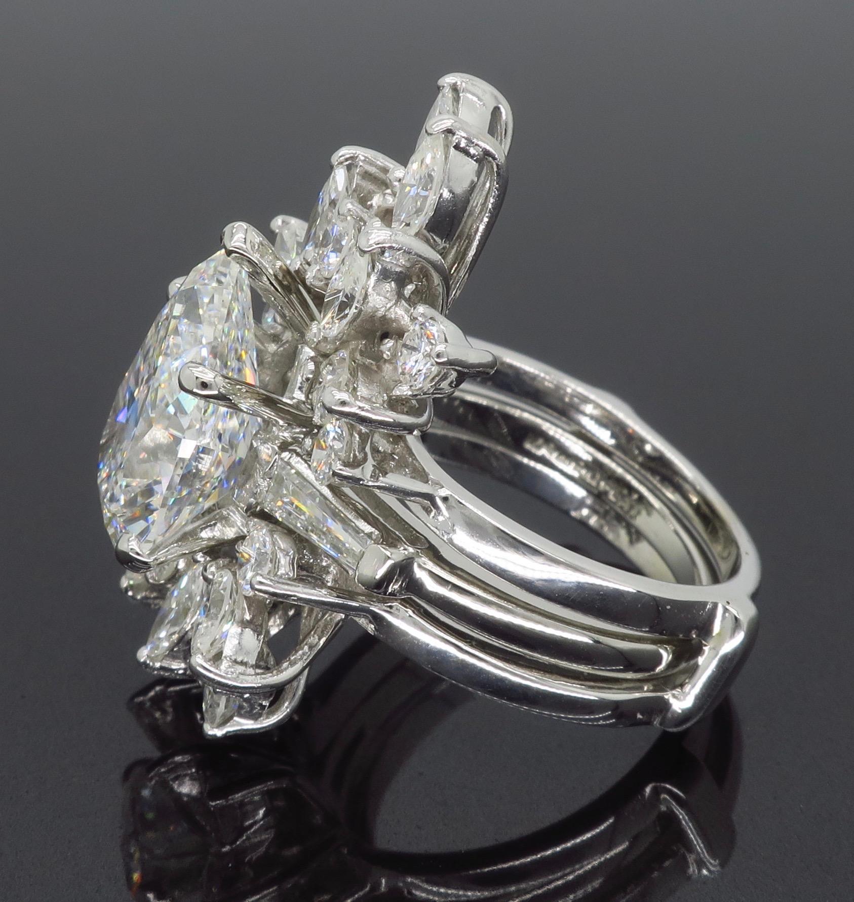 ring guard for pear shaped diamond