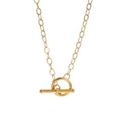 Jude Frances Diamond Toggle Chain Necklace in 18 Karat Yellow Gold