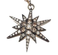 H. Stern Diamond Star Necklace in 18 Karat Noble Gold