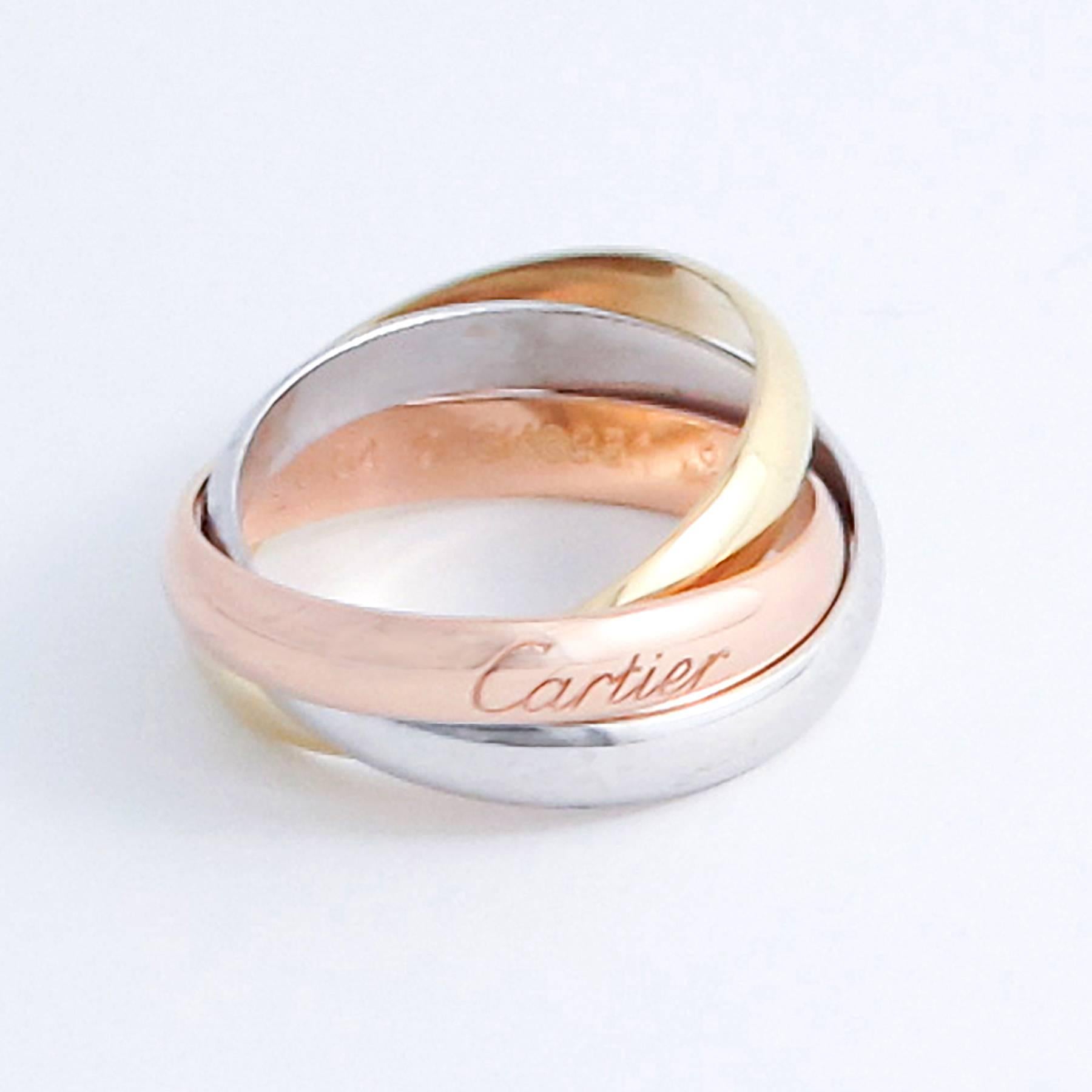 Romantic Cartier Classic Trinity Ring