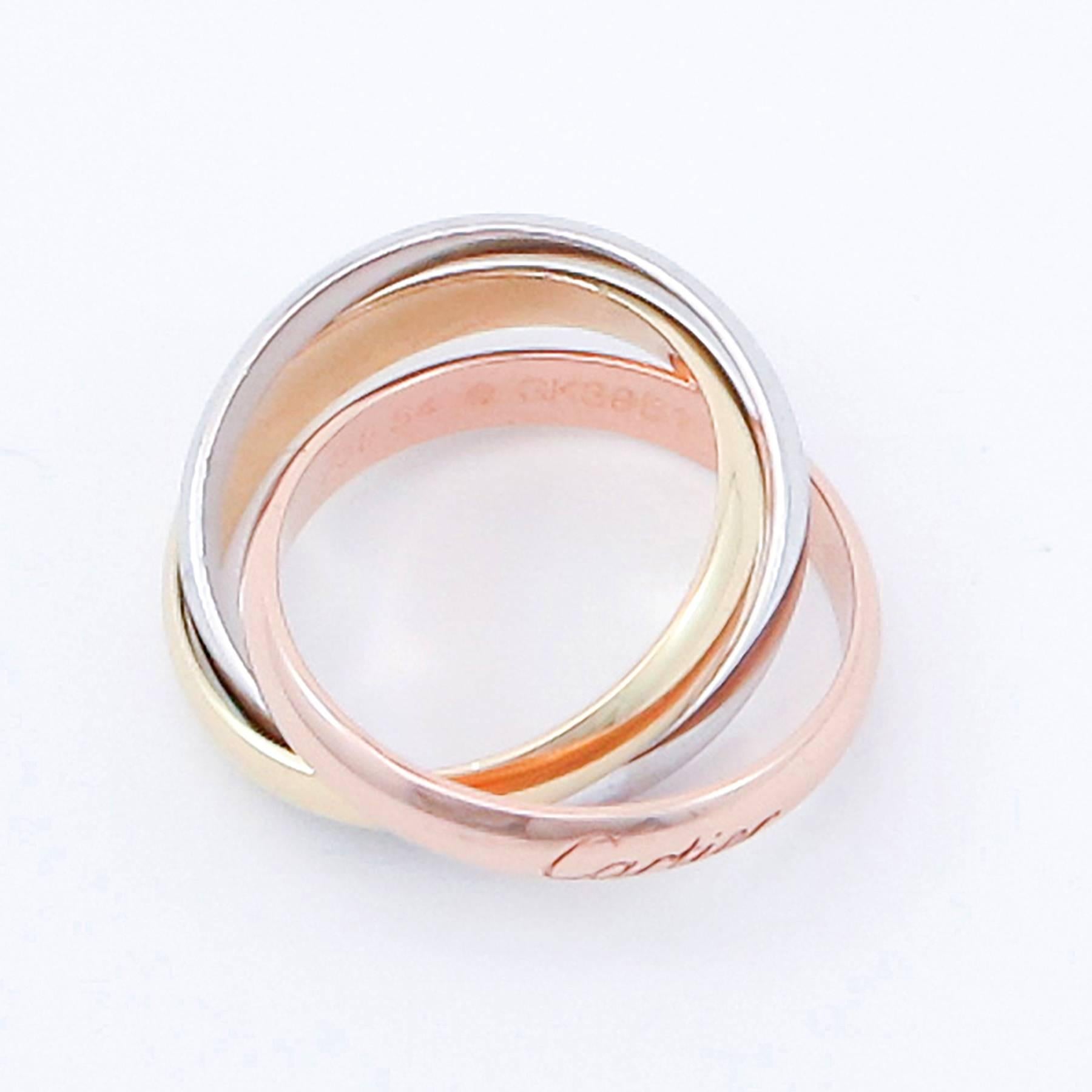 Cartier Classic Trinity Ring In Excellent Condition In Toronto, Ontario