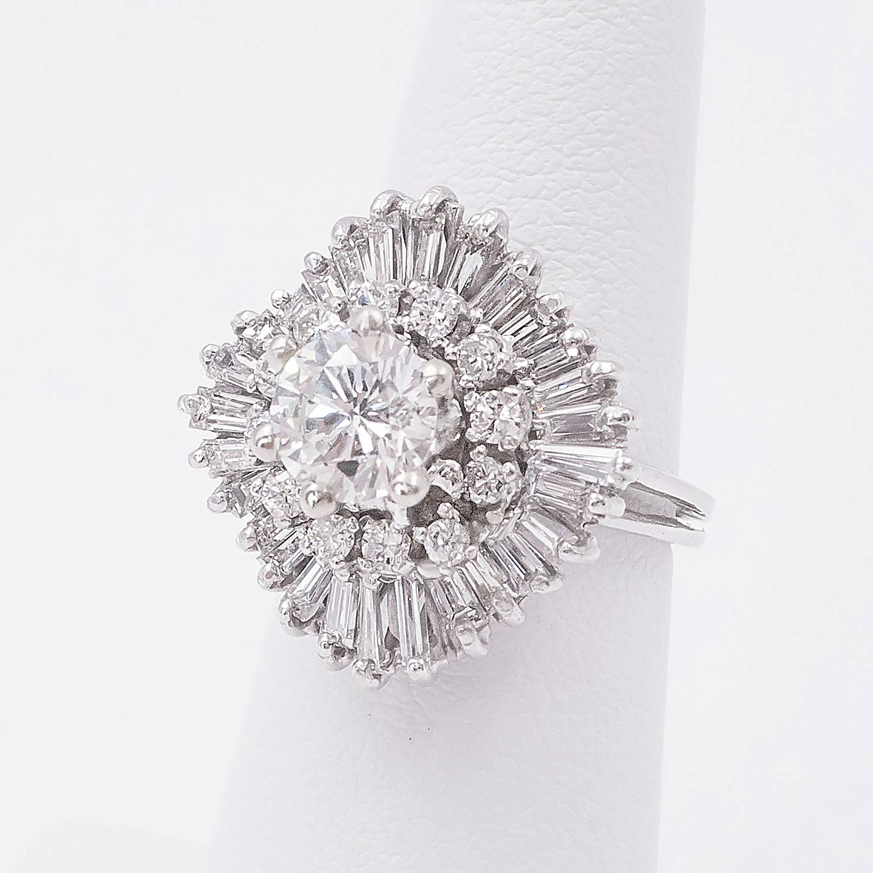 Sublime Diamond Ballerina Ring For Sale 3