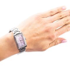 Tiffany & Co. Stainless Steel Diamond Grand Quartz Resonator wristwatch