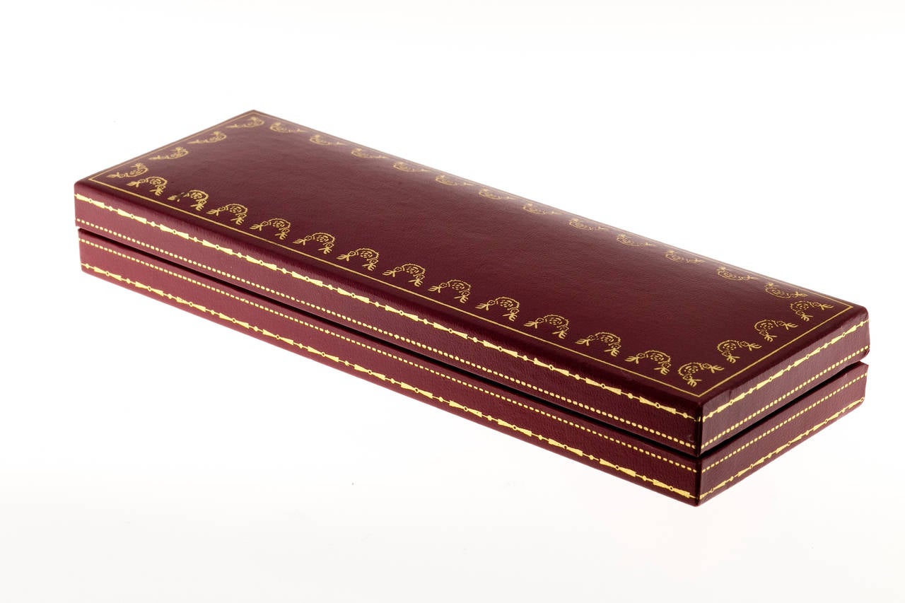 Stylo feutre Cartier plaqué or 5
