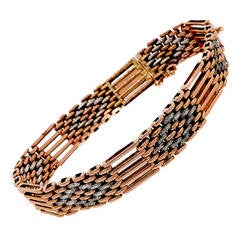 Victorian French Gate Gold Bracelet 2