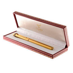 Vintage Cartier Gold Plate Felt Tip Pen