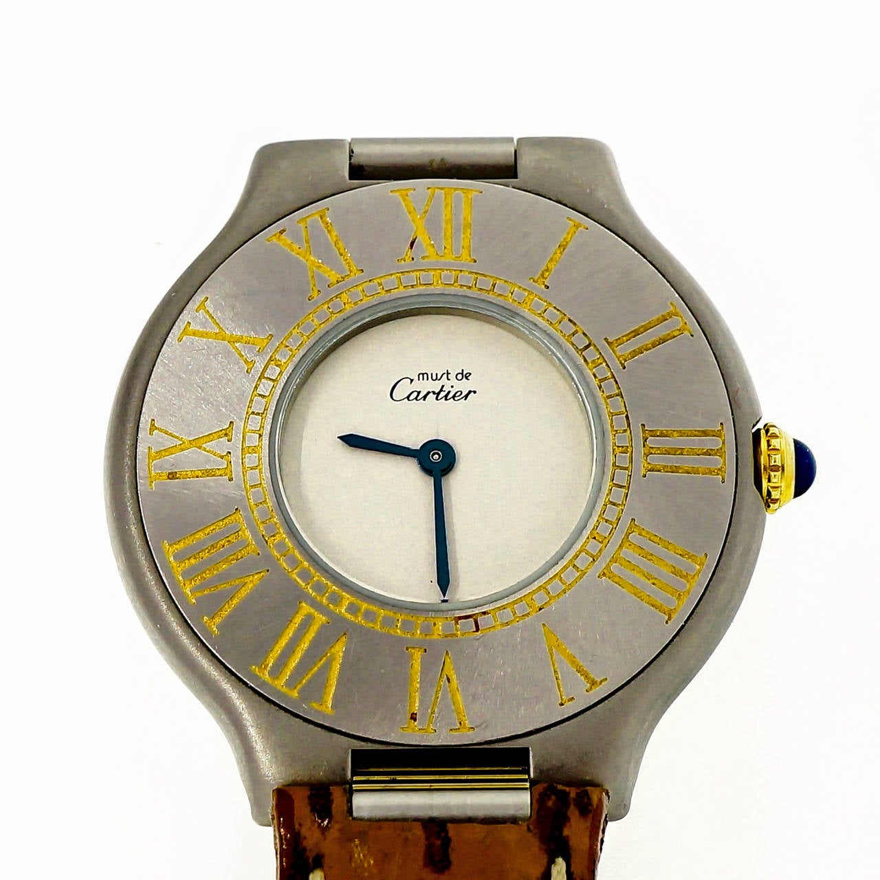Modern Cartier Lady's Stainless Steel Must De Cartier 21 Wristwatch circa 2000