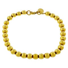 Tiffany & Co. Gold Bead Bracelet