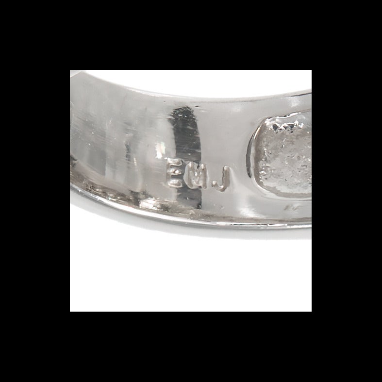 5.89 Carat Natural Oval Sapphire Diamond Platinum Engagement Ring For Sale 2