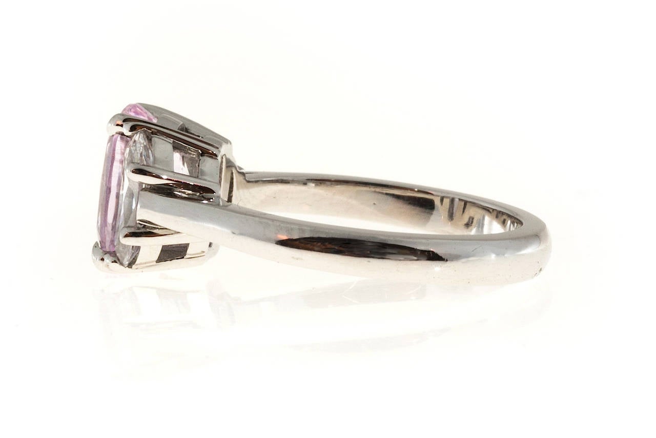 Unique Light Pink Sapphire Engagement Rings