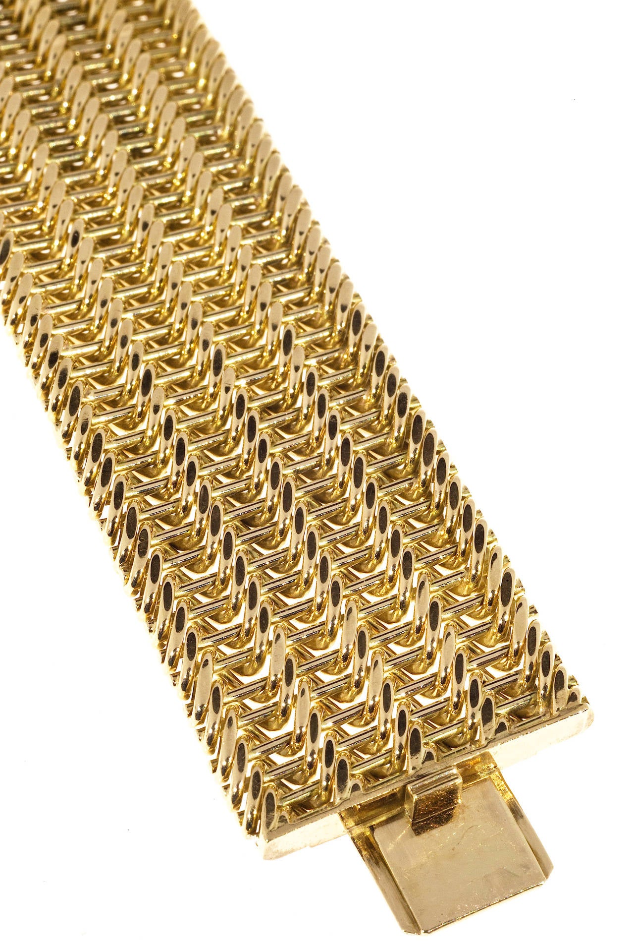 italian gold mesh bracelets