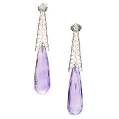 Amethyst Dangle Earrings