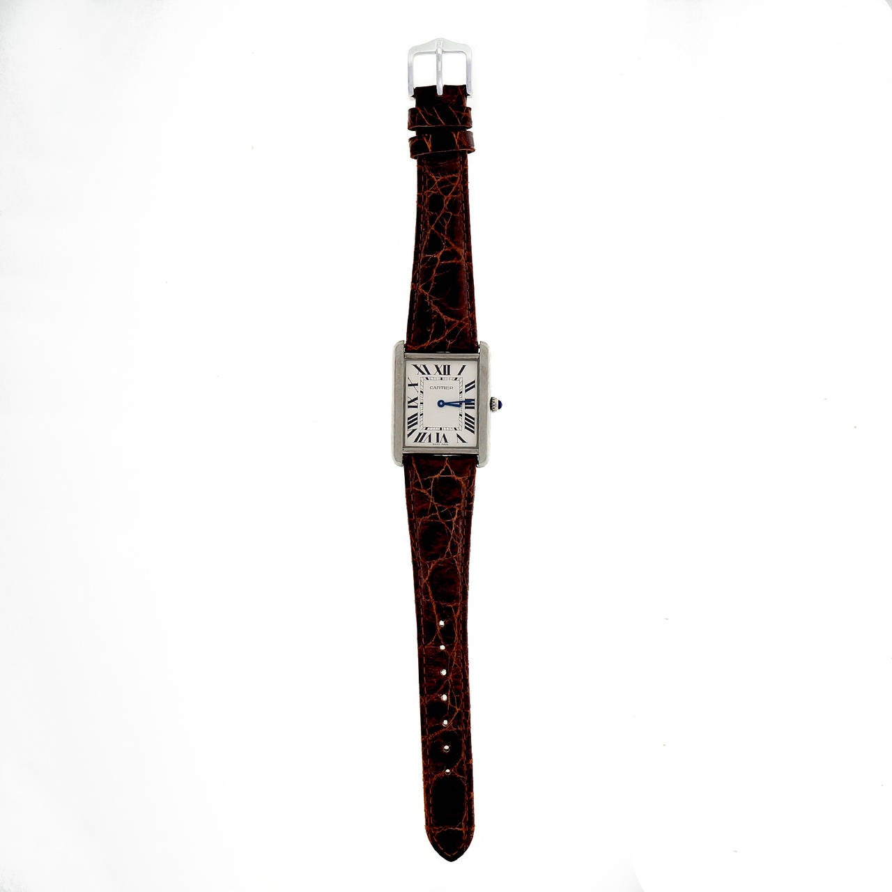 Cartier Stainless Steel Tank Solo Wristwatch Ref 3169