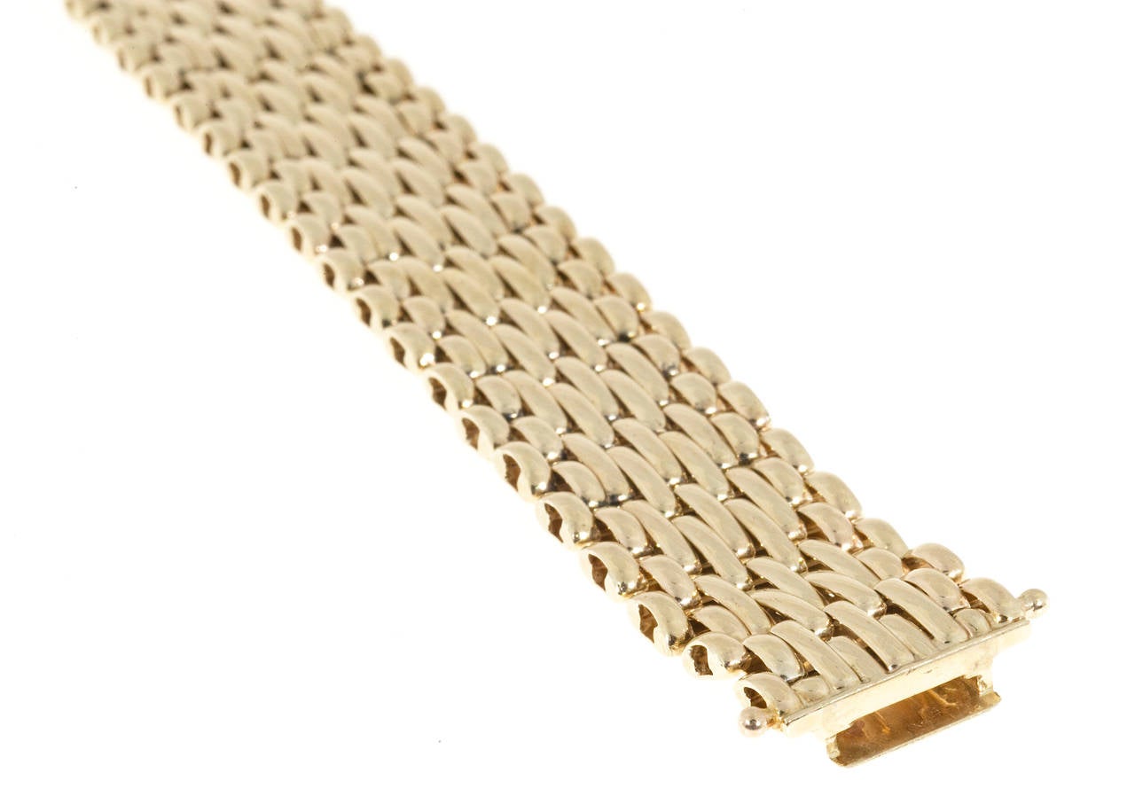 wide gold bracelets