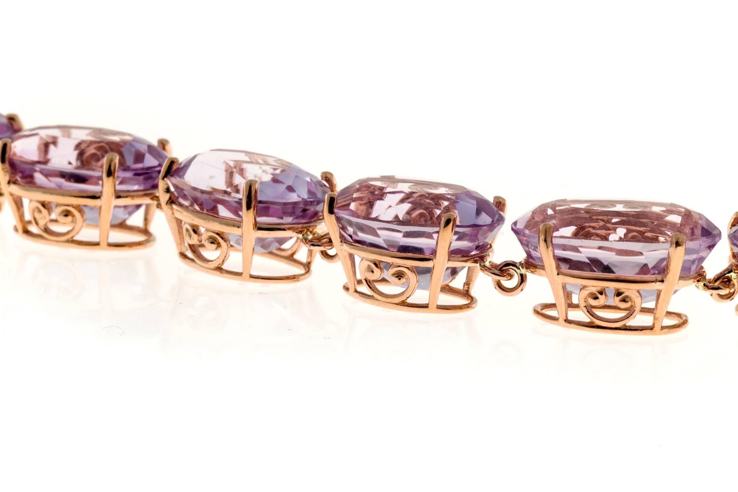 Peter Suchy Lilac Amethyst Gold Bracelet 2