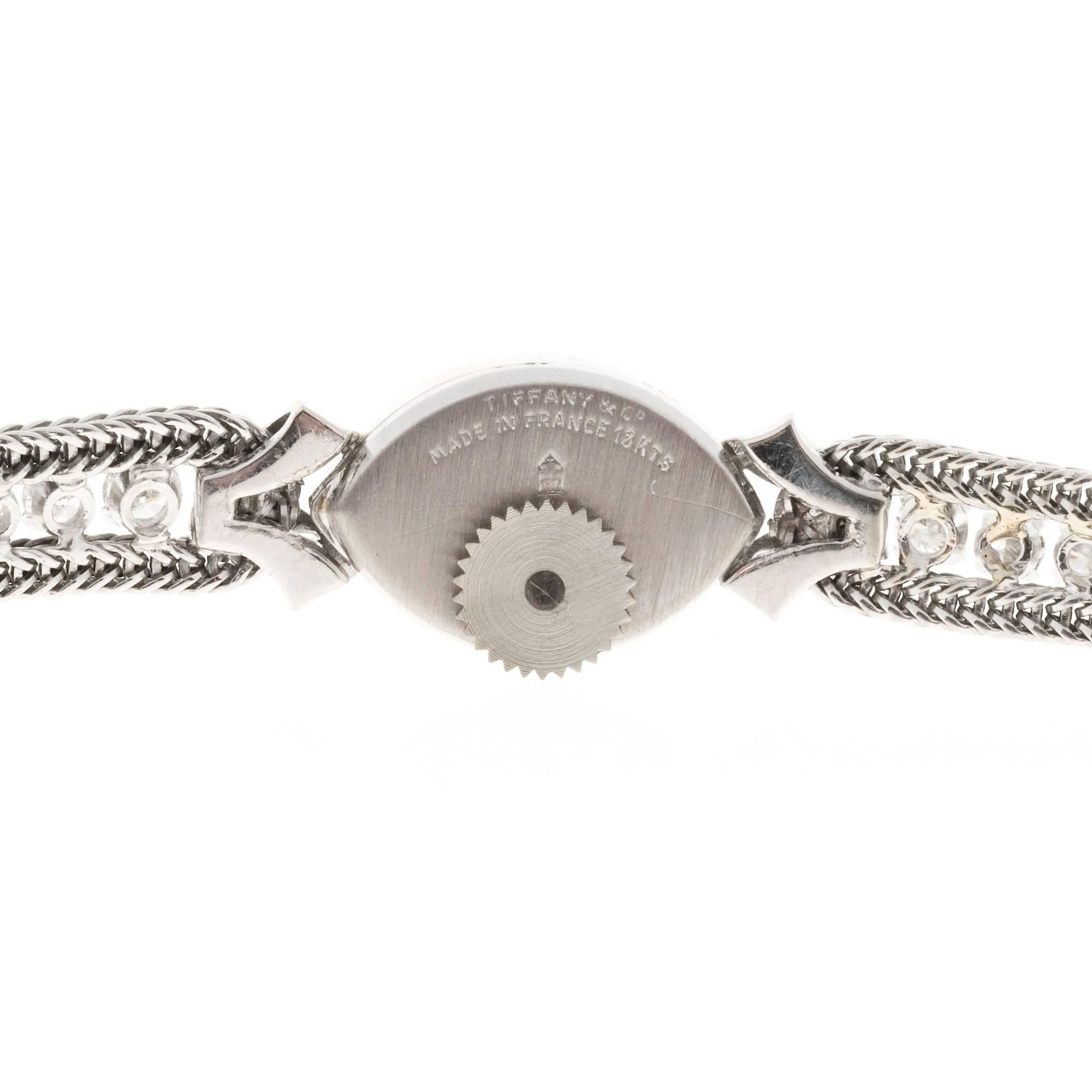 Women's Tiffany & Co. Lady's Diamond Manual Wind Wristwatch