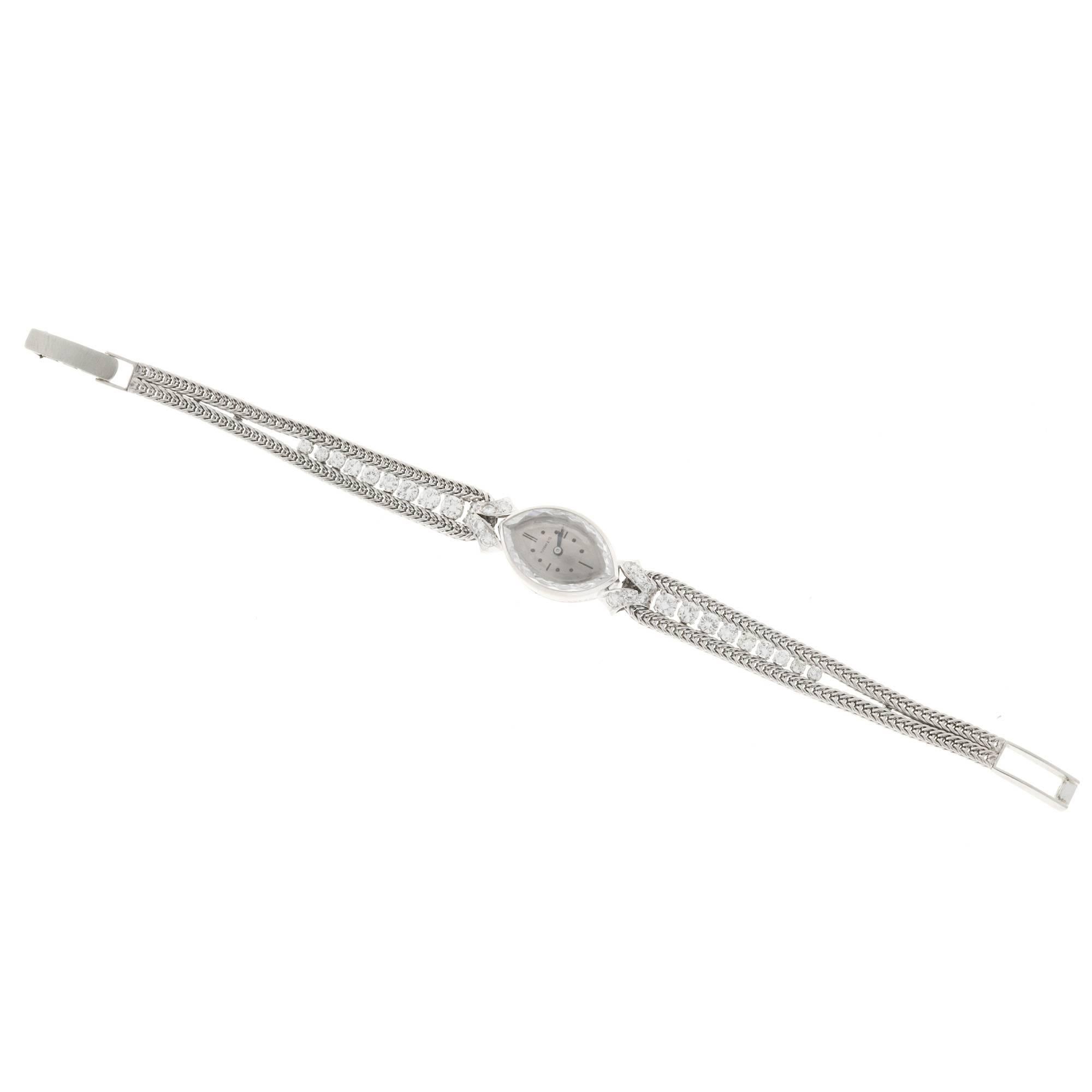 Tiffany & Co. Lady's Diamond Manual Wind Wristwatch 1