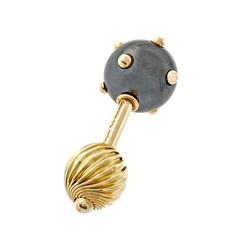 Tiffany & Co. Schlumberger Hematite Gold Cufflinks