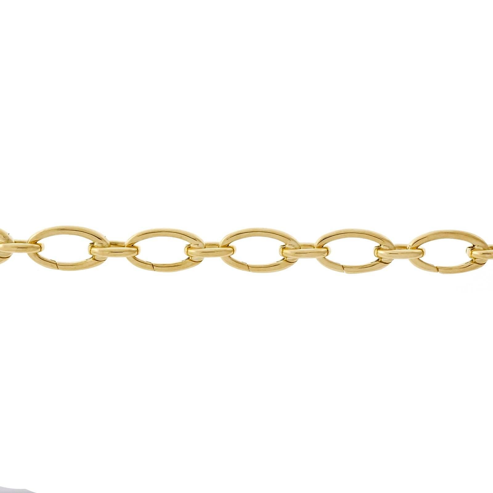 tiffany clasping link necklace