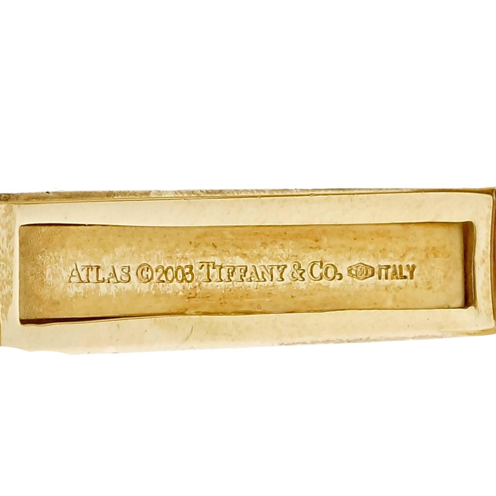 Tiffany & Co. Atlas Open Design Gold Bracelet 1