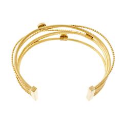 I. Reiss Diamond Gold Cuff Bracelet