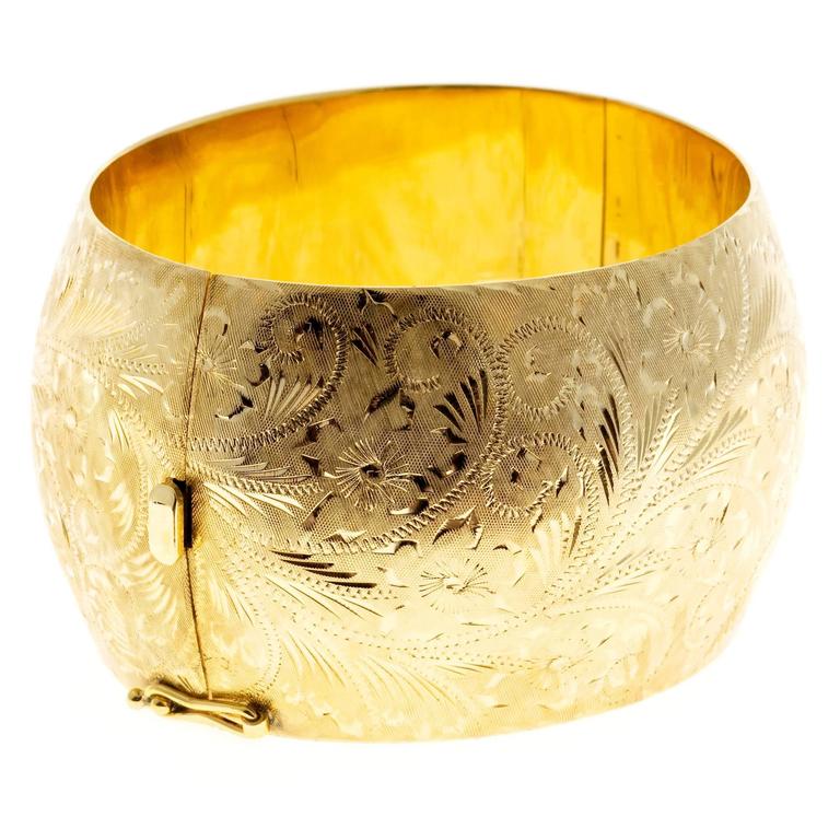 Group of Five Inlaid Bangles circa 1960 main image 1