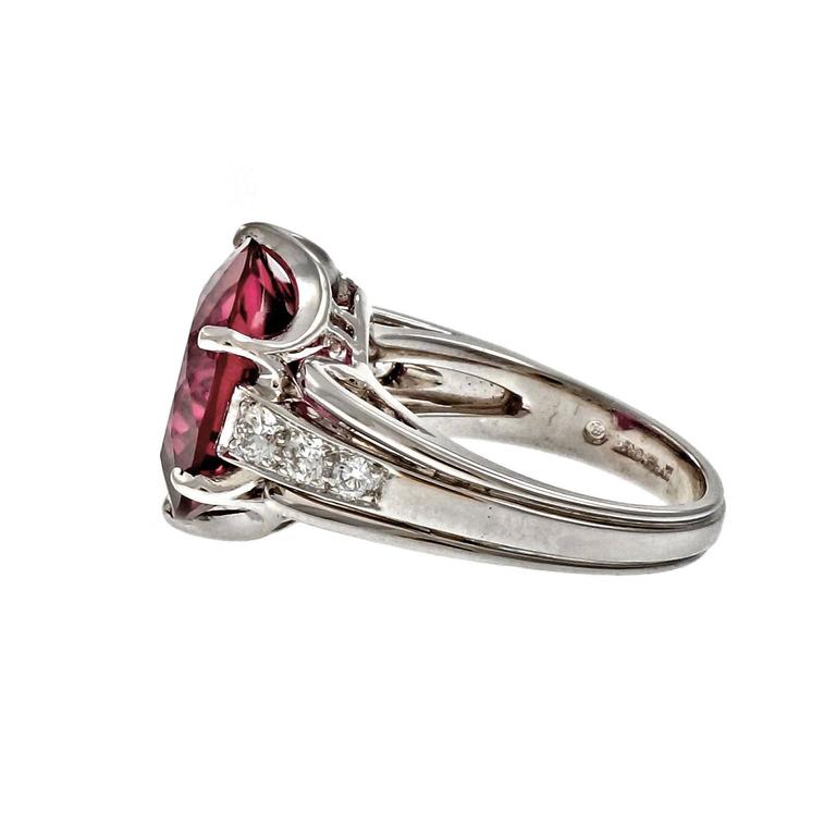 14K W/G Pink Tourmaline & Dia Ring, PT: 2.16cts, D: 0.37cts - Snow's  Jewelers Miami Lakes