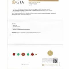 Art Deco Jadeite Jade Pearl Carnelian Gold Bracelet