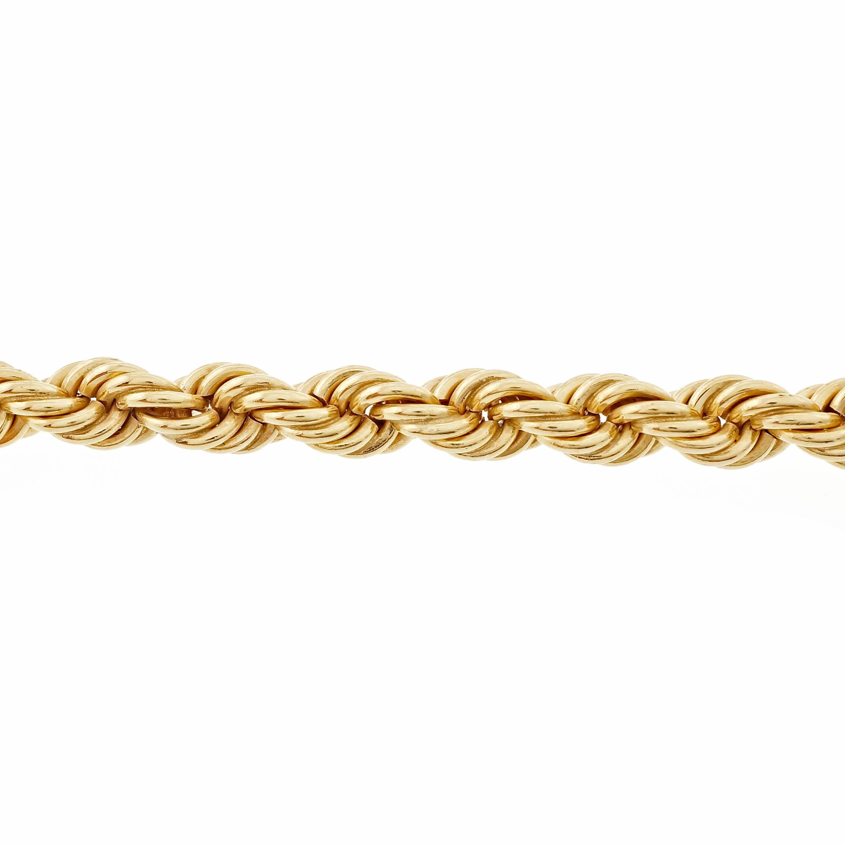 Turquoise Garnet Gold Crown Tassel Rope Pendant Necklace 1