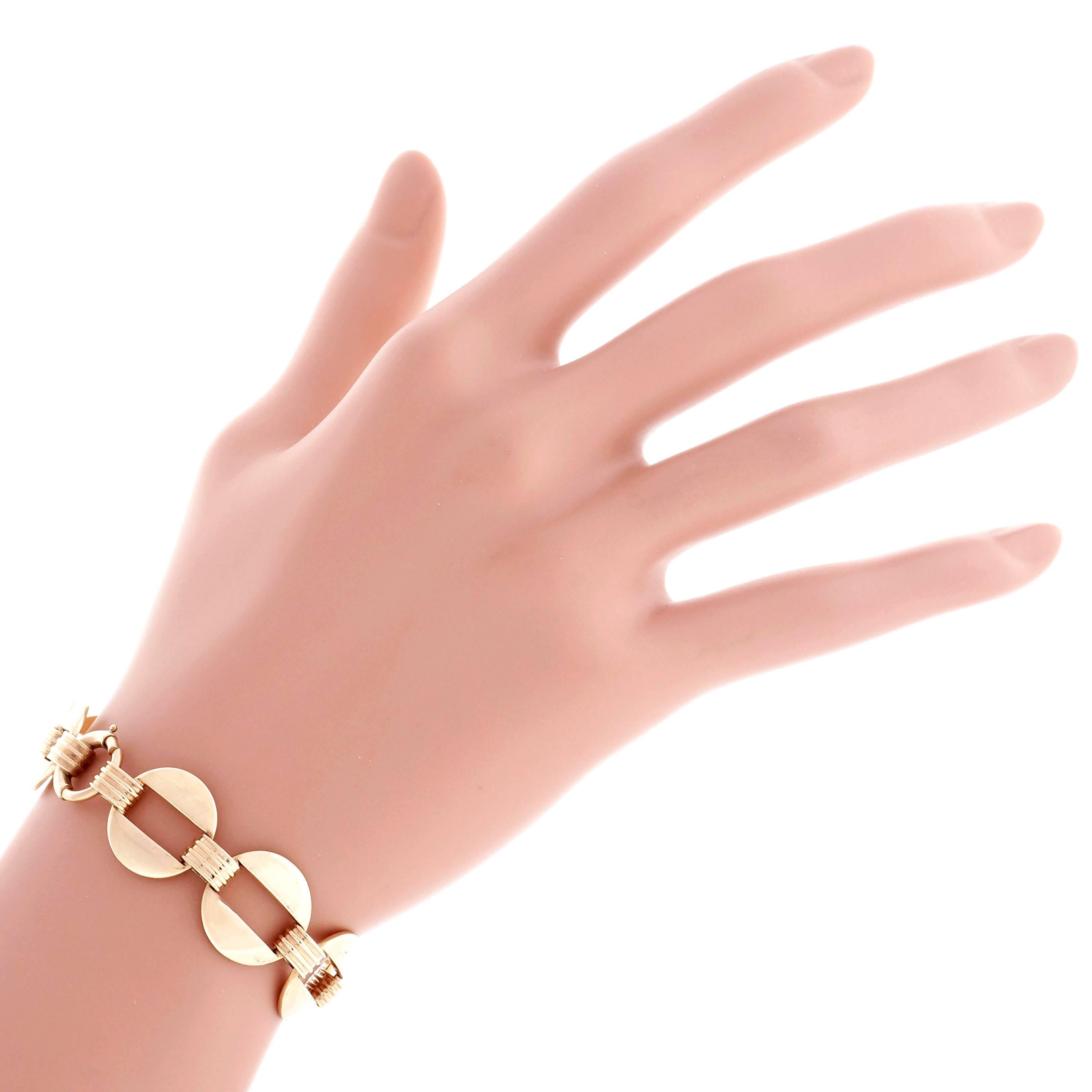 Tiffany & Co. Gold Link Bracelet 2