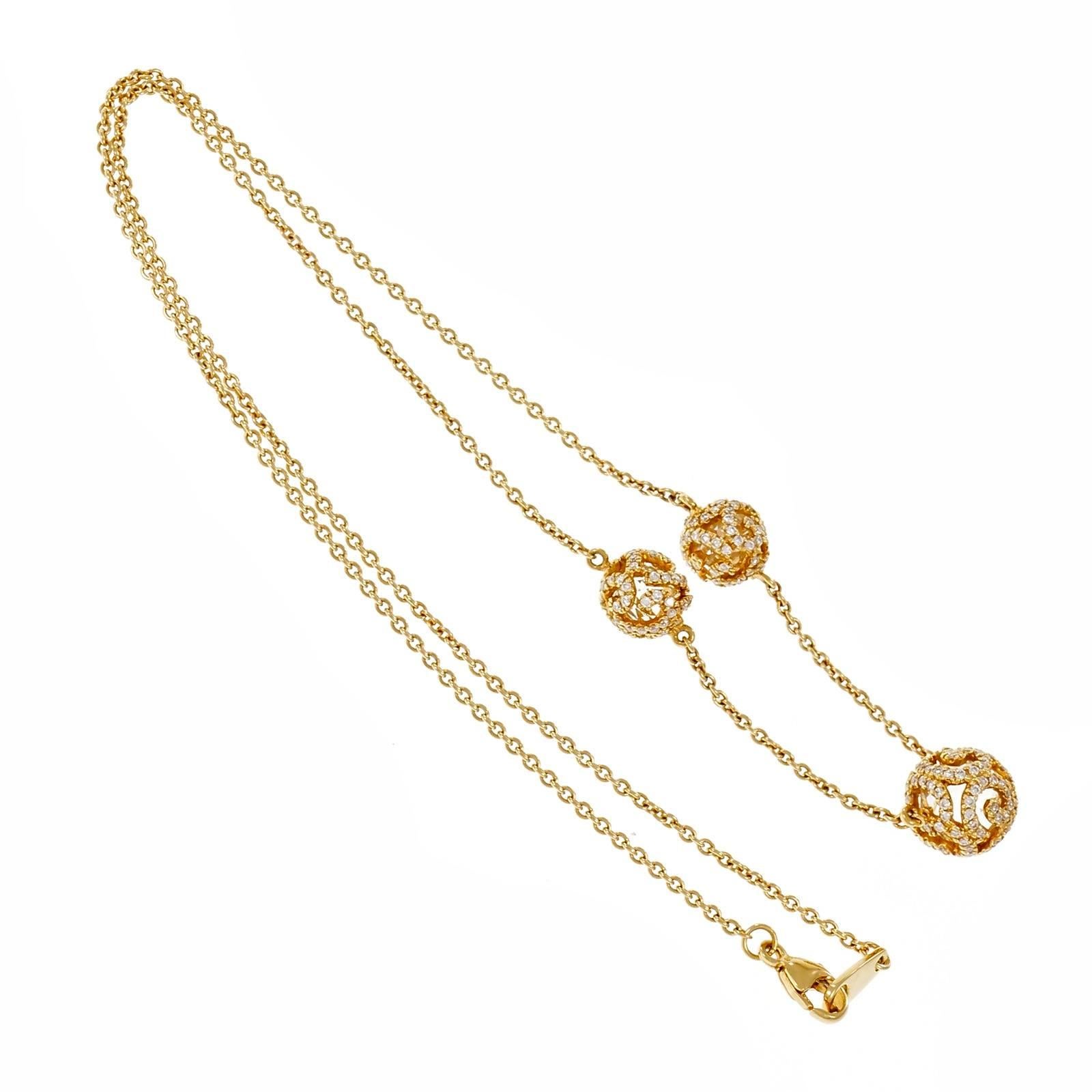 JMP Quartz Rock Crystal Diamond Gold Crystal Ball Necklace
