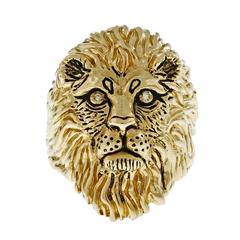 Gregory Appleby Diamond Gold Lion Cocktail Ring 