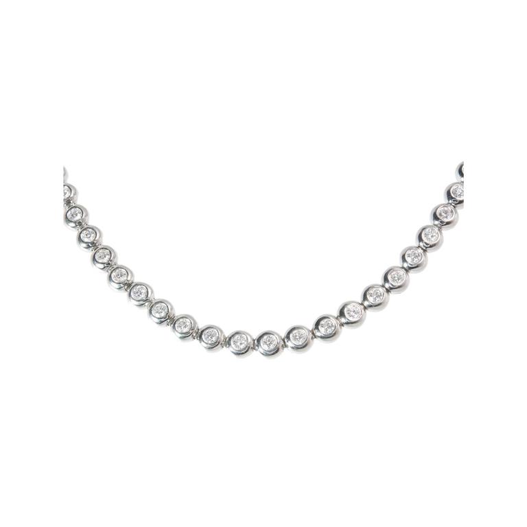 tiffany and co tennis necklace
