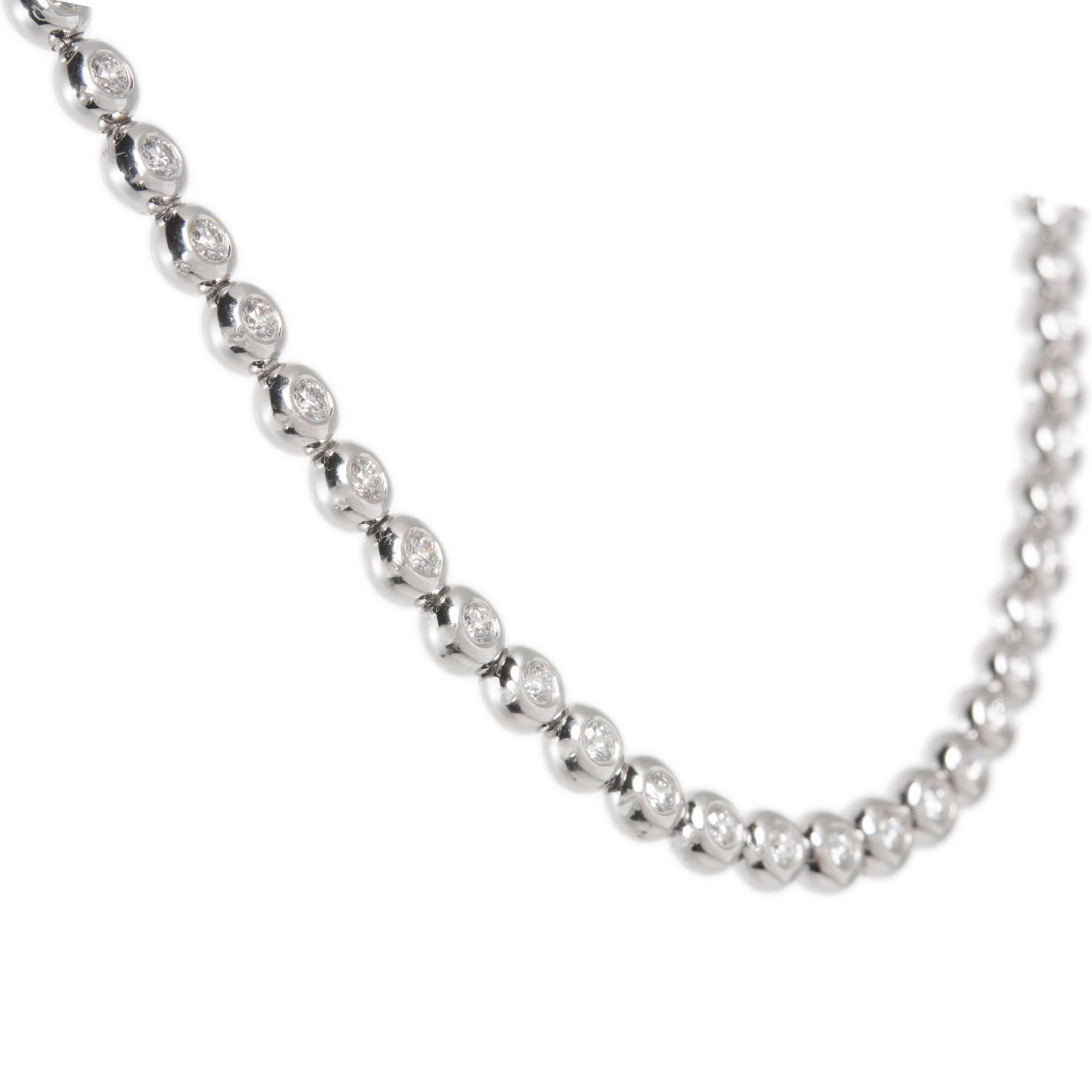 diamond tennis necklace tiffany