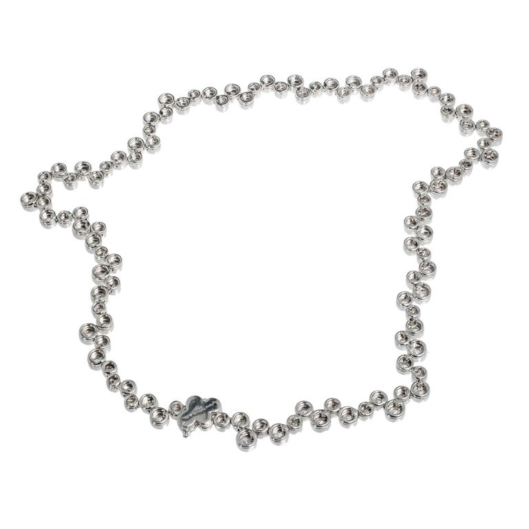 Co. Diamond Platinum Bubbles Necklace 