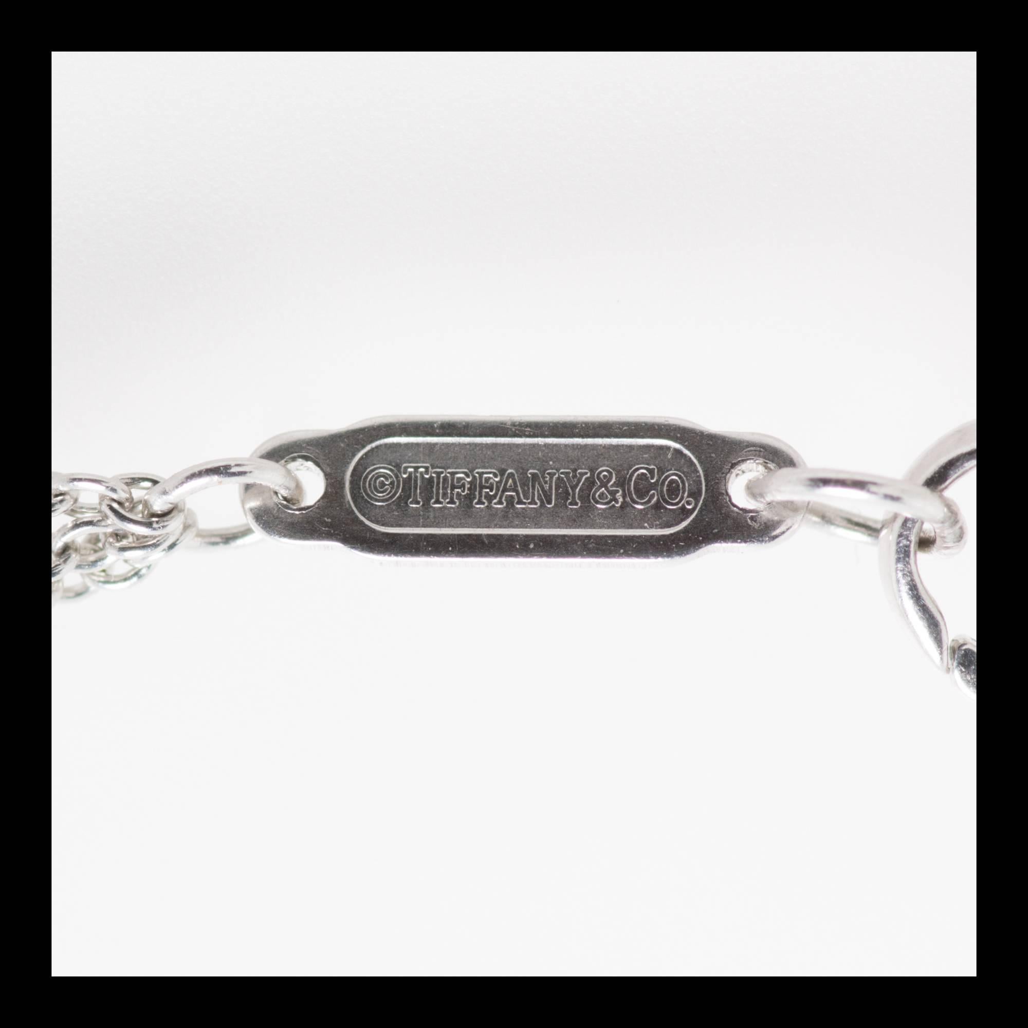 Tiffany & Co .80 Karat Diamant Platin Multi Star Anhänger Halskette 1