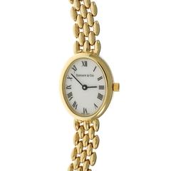 Tiffany & Co. Ladies Gold Five Row Panther Wristwatch