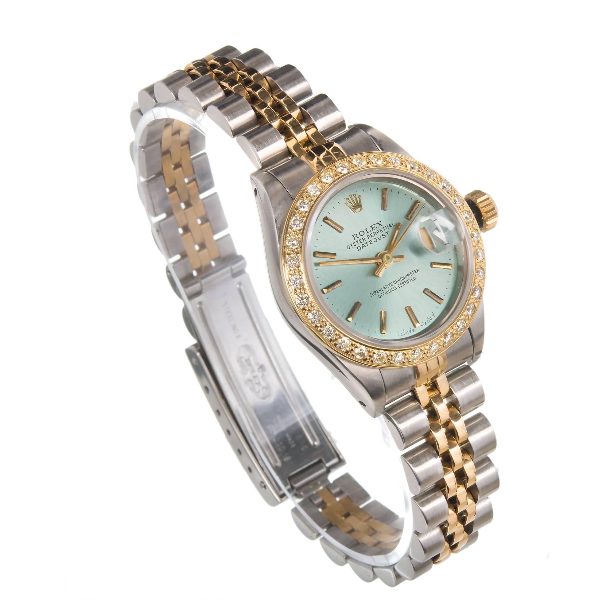 rolex 69173 diamond dial
