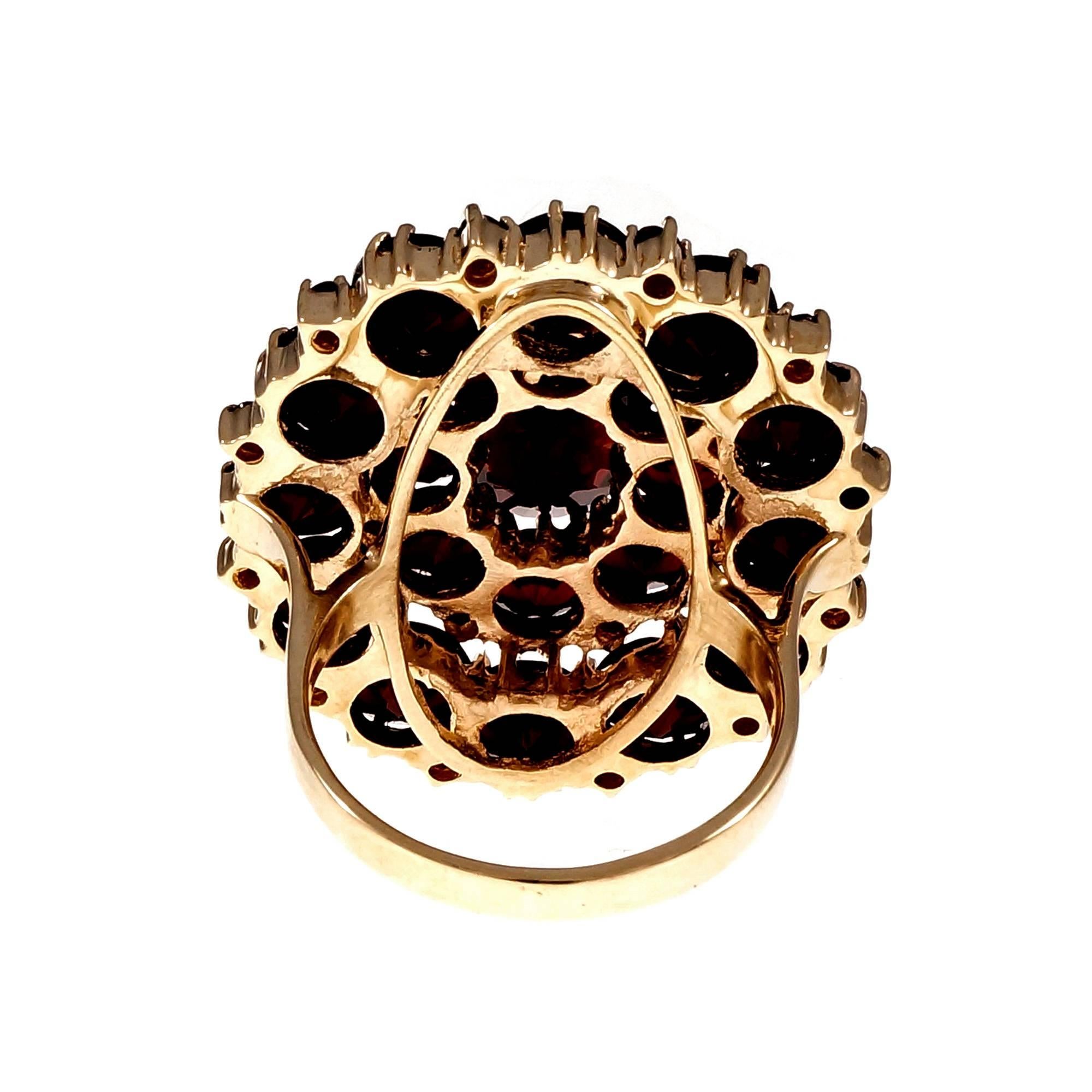 large garnet ring