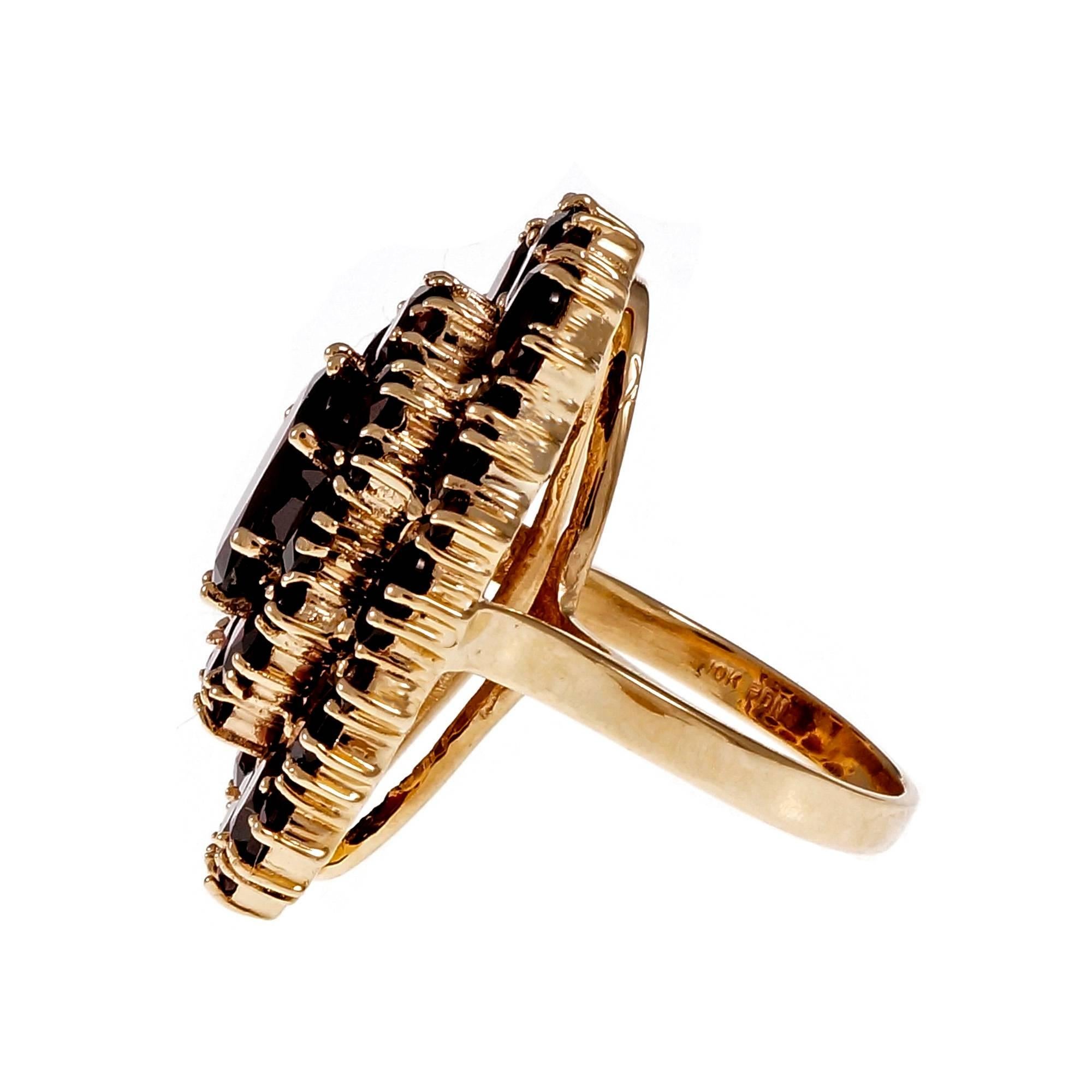 large garnet rings